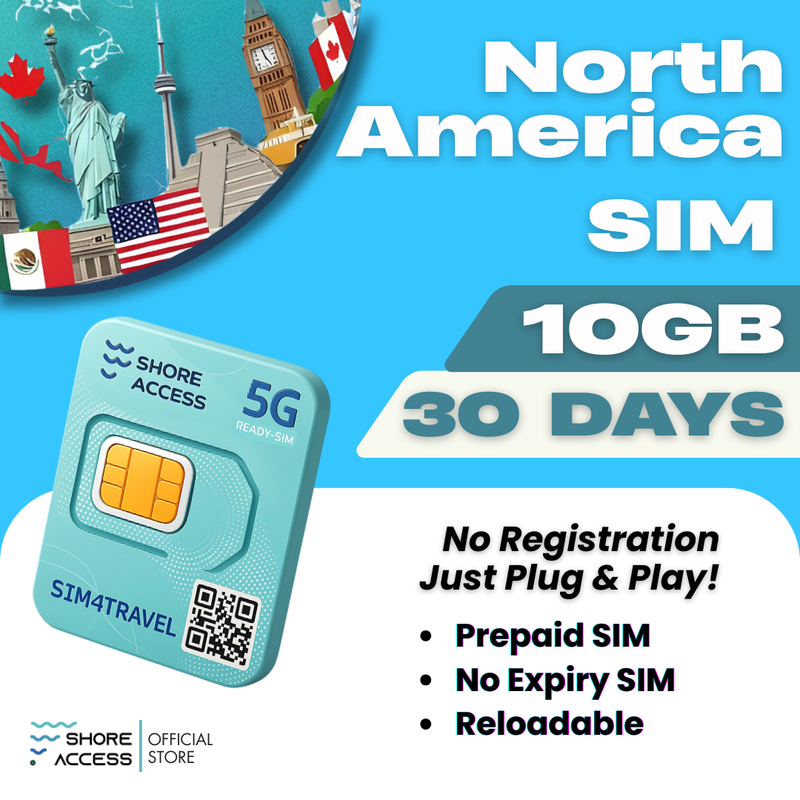 North America  5GB 5 Days