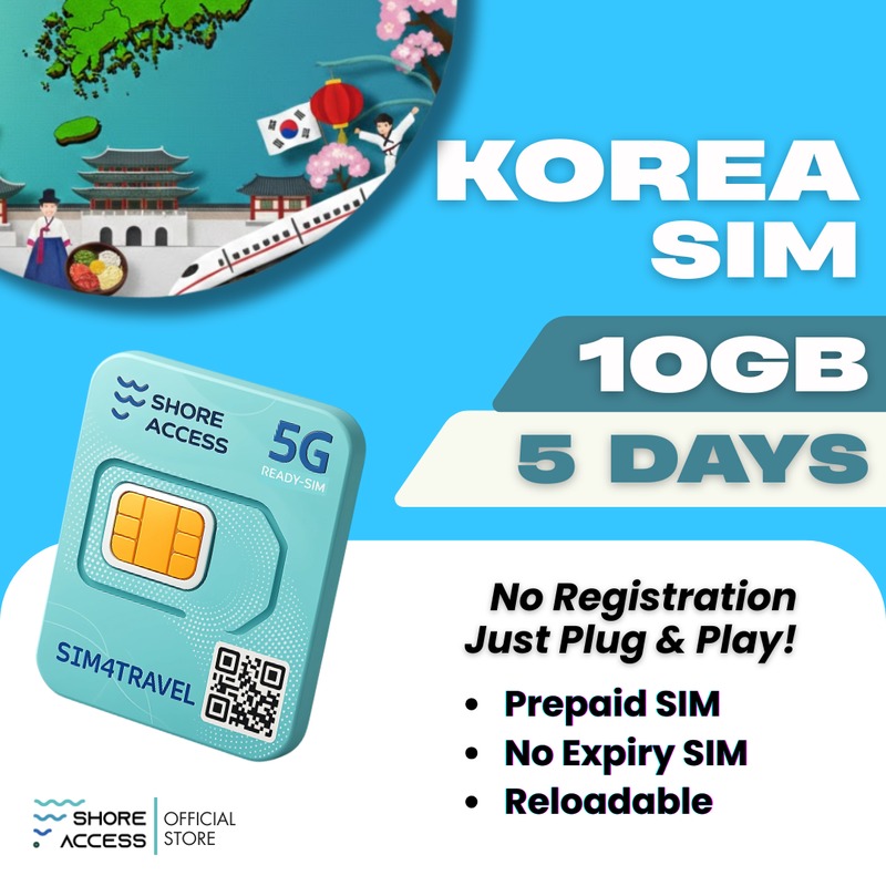 Korea  10GB 5 Days