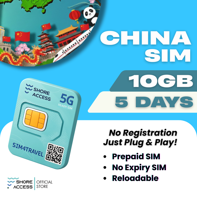 China  10GB 5 Days