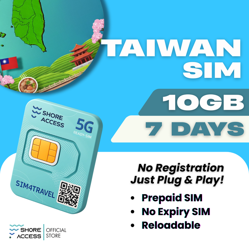 Taiwan  10GB 7 Days