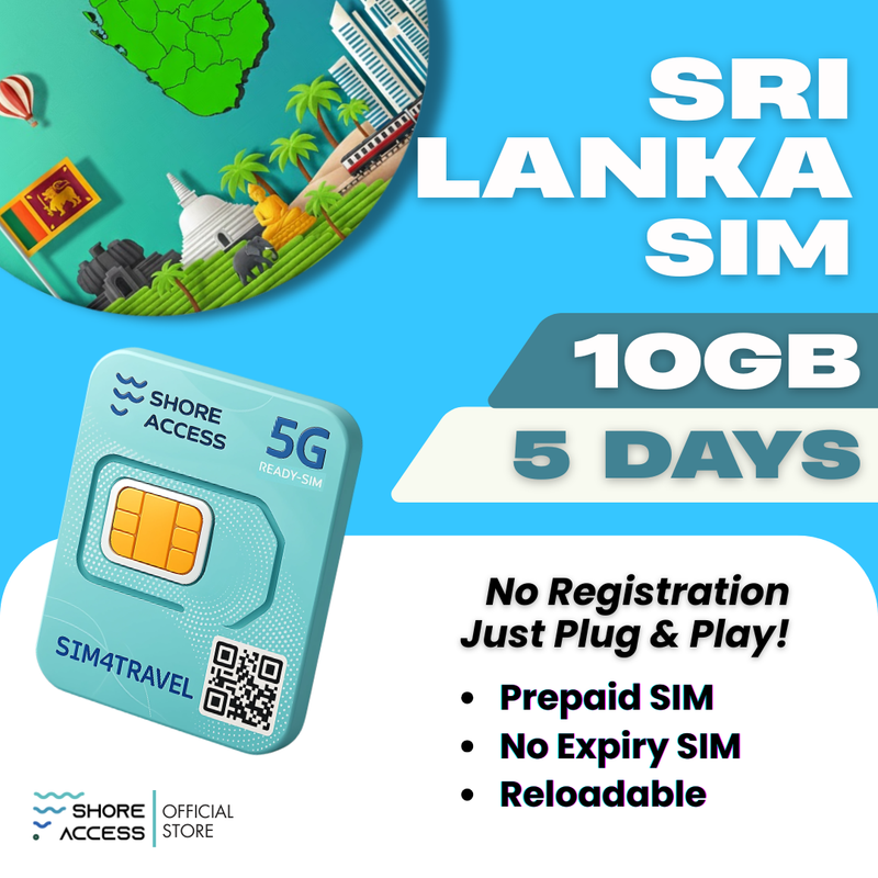 Sri Lanka 10GB 5 Days