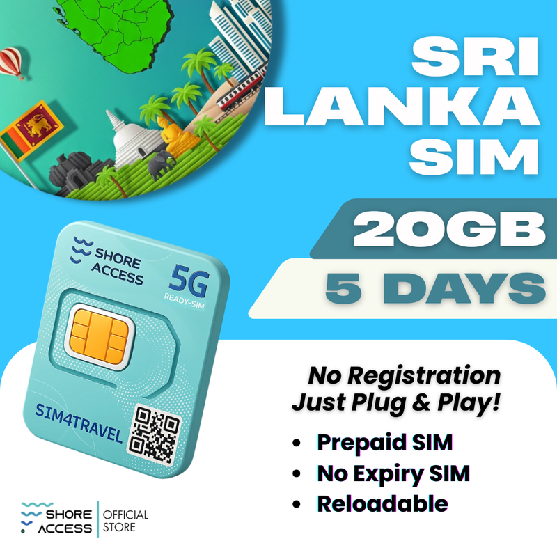 Sri Lanka 20GB 5 Days