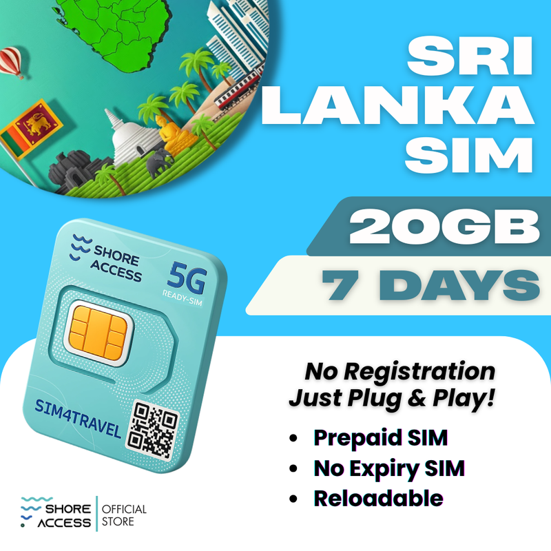 Sri Lanka 20GB7 Days