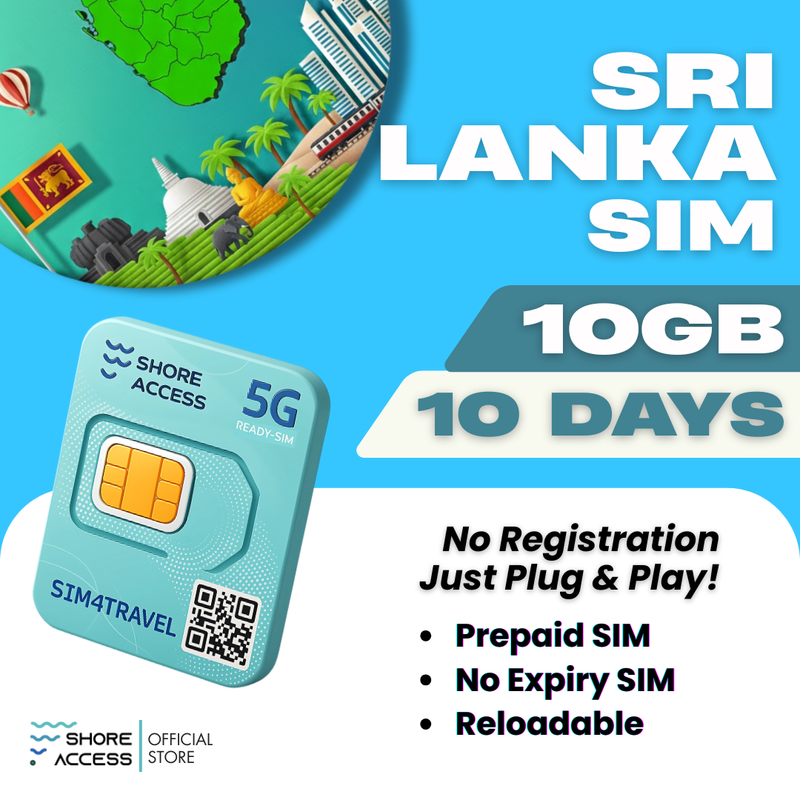 Sri Lanka 10GB 10 Days