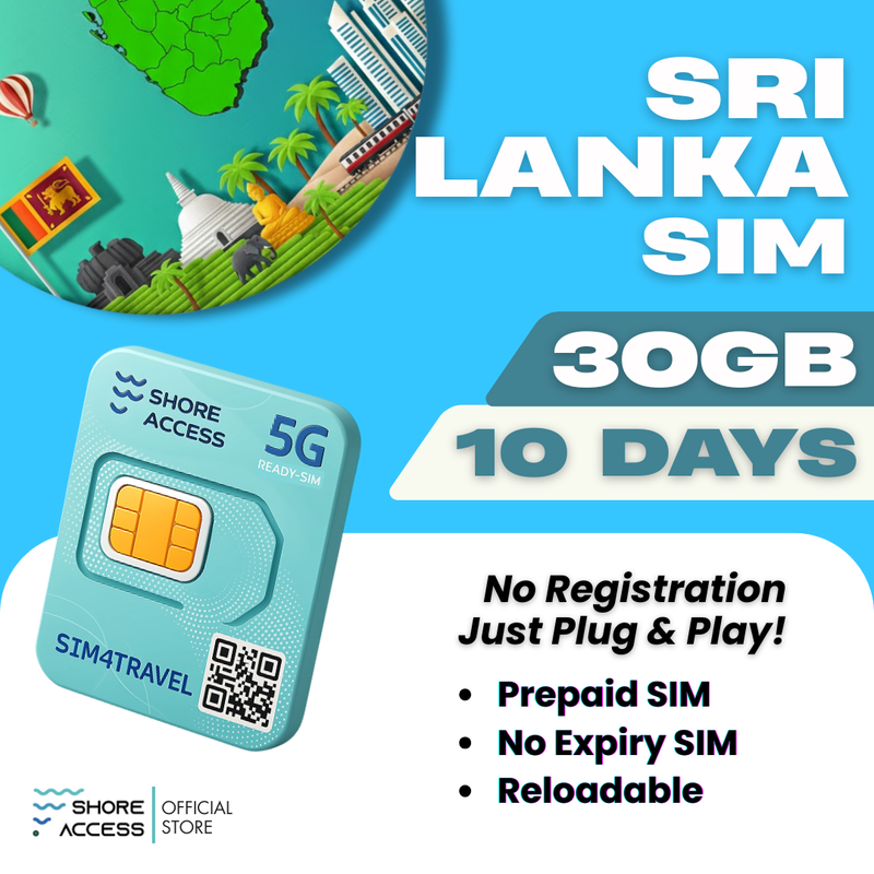 Sri Lanka 30GB 10 Days