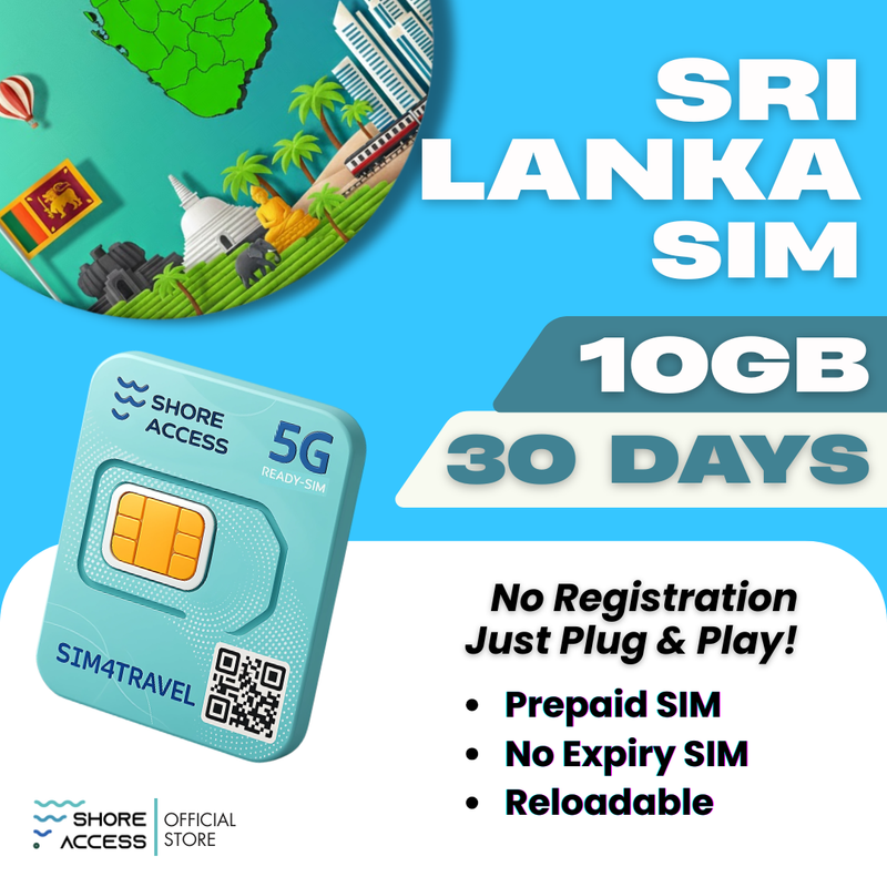 Sri Lanka 10GB 30 Days
