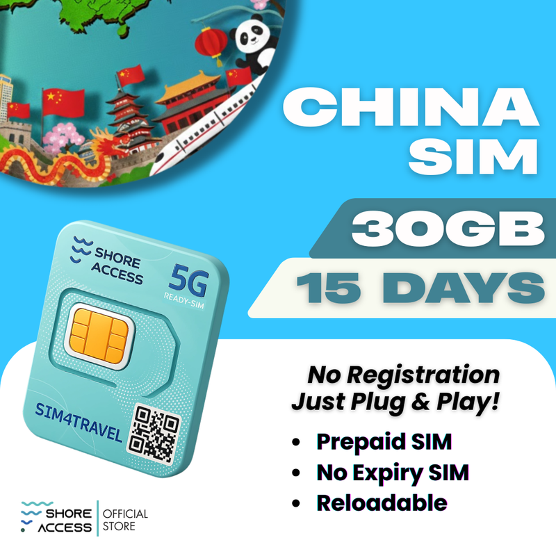 China  30GB 15 Days