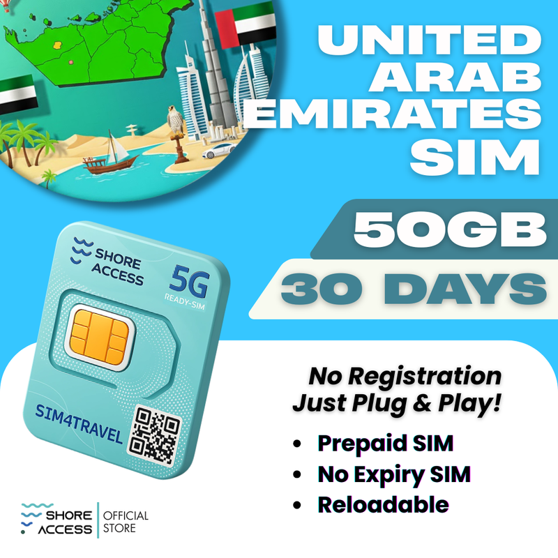 UAE  50GB 30 Days