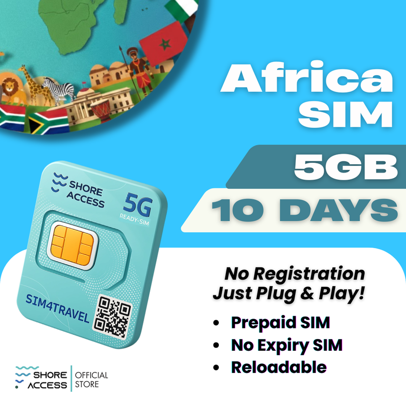 Africa  5GB 10 Days