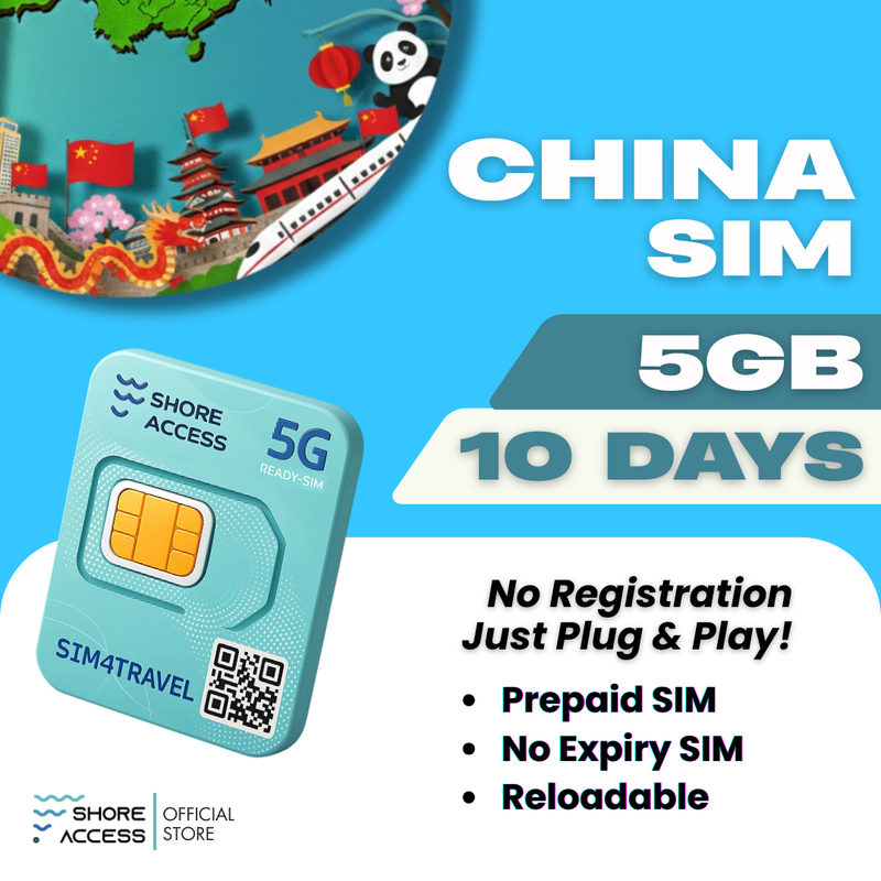 China  5GB 10 Days
