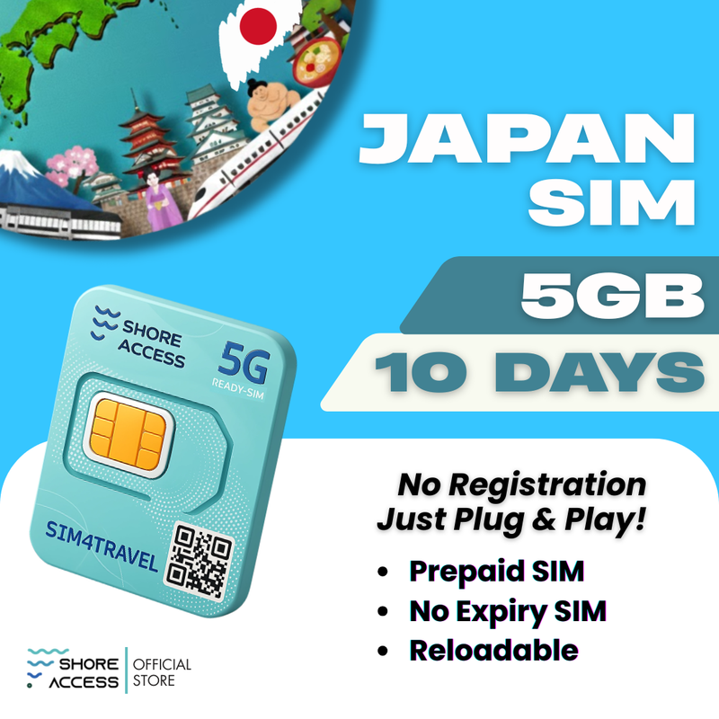 Japan  5GB 10 Days