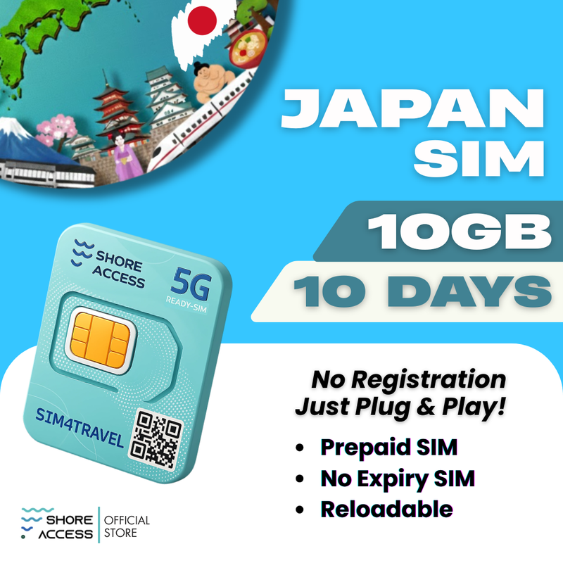 Japan  10GB 10 Days