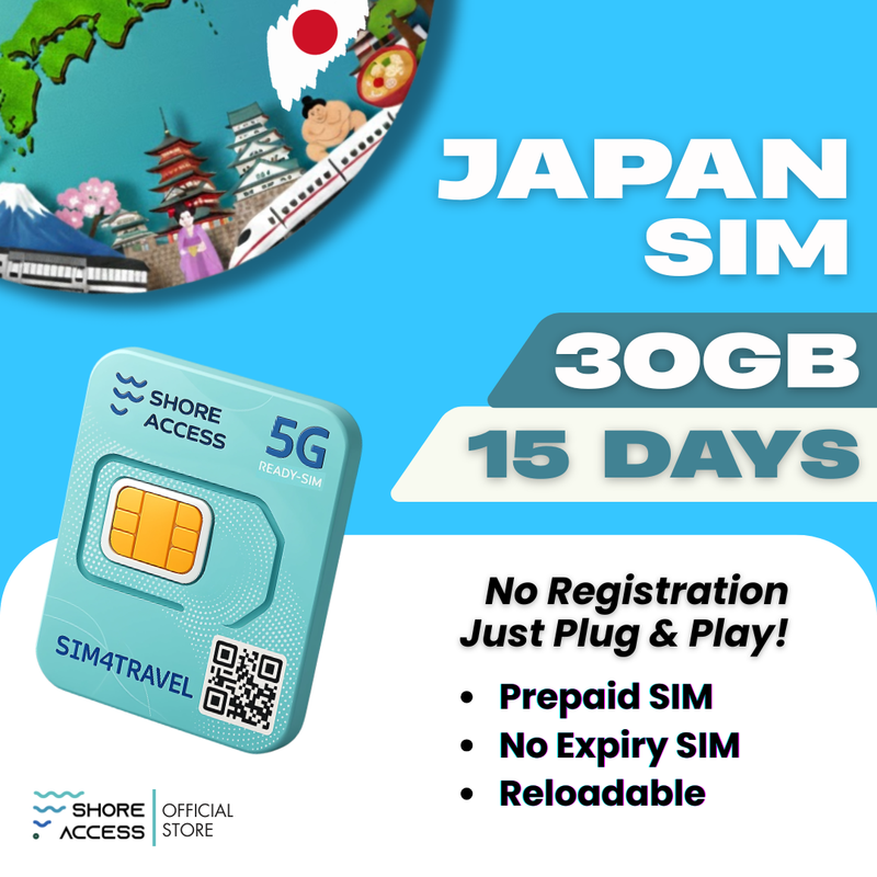 Japan  30GB 15 Days