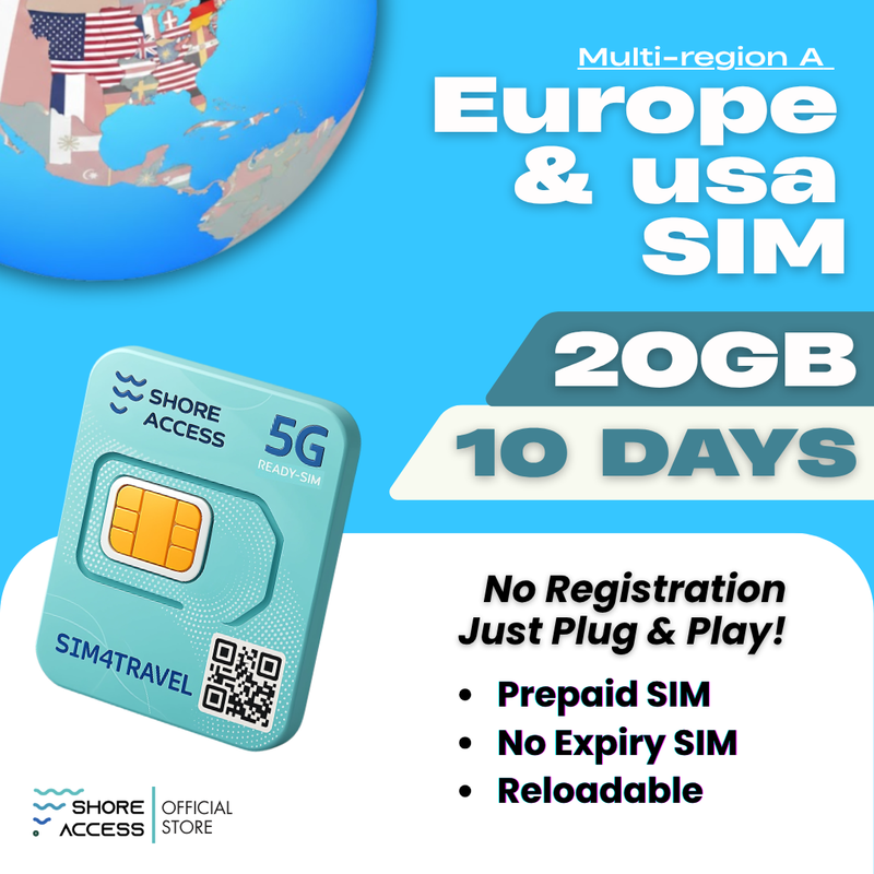 Europe F 20GB 10 Days