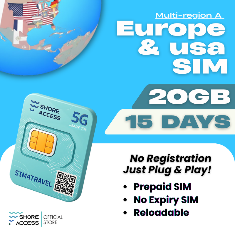 Europe F 20GB 15 Days